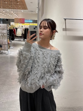 「アイテム（チョーカー）」を使った、kuboさん（レディース・161cm・20代）の秋コーディネート