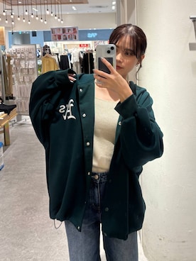 「アイテム（パーカー）」を使った、kuboさん（レディース・161cm・20代）の夏コーディネート