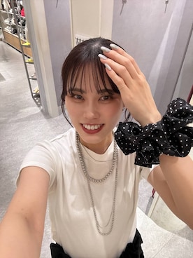 「アイテム（アクセサリー）」を使った、kuboさん（レディース・161cm）の夏コーディネート