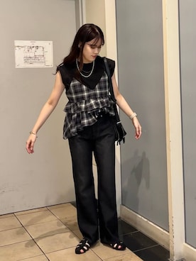 「アイテム（リング）」を使った、kuboさん（レディース・161cm・20代）の夏コーディネート