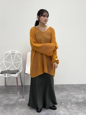 「アイテム（チョーカー）」を使った、kuboさん（レディース・161cm・20代）の秋コーディネート
