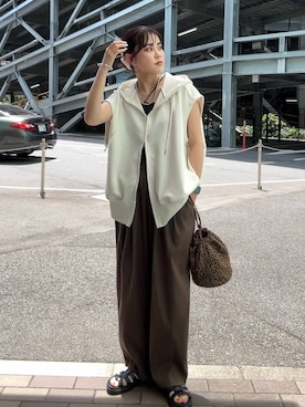 「アイテム（リング）」を使った、kuboさん（レディース・161cm・20代）の夏コーディネート