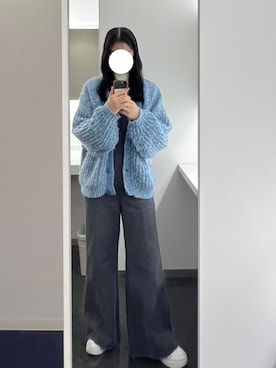 「MOUSSY（マウジー）のアイテム（オールインワン・サロペット）」を使った、chaiさん（レディース・165cm）の春コーディネート