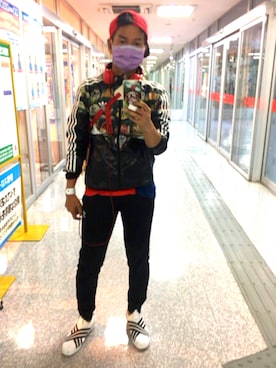 「adidas Originals by JEREMY SCOTT」｜（旧カフェ俺）アディ男♂再登録さん（メンズ・171cm）の夏コーディネート