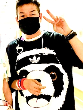 「adidas Originals by JEREMY SCOTT（アディダスオリジナルスバイジェレミースコット）のアイテム」を使った、（旧カフェ俺）アディ男♂再登録さん（メンズ・171cm）の夏コーディネート