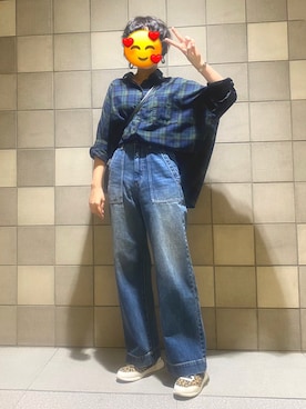 「卑弥呼（ヒミコ）のアイテム」を使った、sandaisandaiさん（レディース・159cm）の秋コーディネート