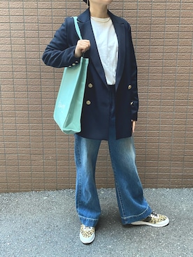 「PAPILLONNER（パピヨネ）のアイテム」を使った、sandaisandaiさん（レディース・159cm）の春コーディネート