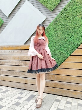 「HOMEMADEのアイテム」を使った、圓圓angelさん（レディース・160cm）の秋コーディネート