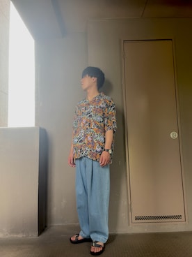 「FOSSIL（フォッシル）のアイテム（腕時計）」を使った、zowさん（メンズ・168cm）の春コーディネート