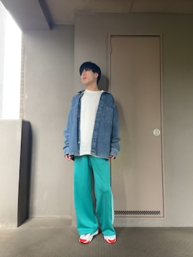 「GAP（ギャップ）のアイテム（デニムジャケット）」を使った、zowさん（メンズ・168cm）の秋コーディネート