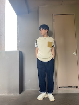 「FILA」｜zowさん（メンズ・168cm）の春コーディネート