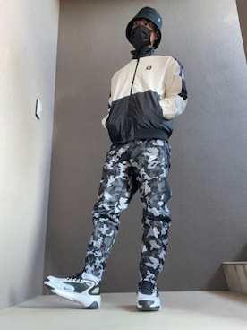 「ZARA（ザラ）のアイテム（ナイロンジャケット）」を使った、zowさん（メンズ・168cm）の秋コーディネート