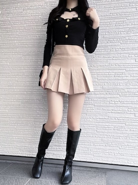 「SHEIN購入品」｜𝙉𝙀𝙊 ♡さん（レディース・157cm）の秋コーディネート