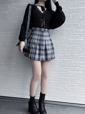 「秋コーデ」｜「GRL（グレイル）のアイテム（キャミソール）」を使った、𝙉𝙀𝙊 ♡さん（レディース・157cm）の秋コーディネート