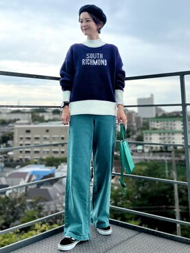 「Right-on（ライトオン）のアイテム（その他）」を使った、chihoさん（レディース・166cm）の秋コーディネート