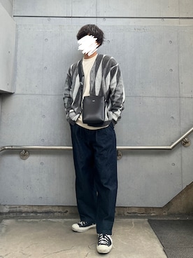 Shunsukeeeさんの「【RUUBON】wide crew neck sweat / ワイドクルーネックスウェット」を使ったコーディネート