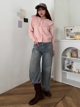 「SOLLON.（ソルロン）のアイテム」を使った、ゆうかさん（レディース・159cm）の秋コーディネート