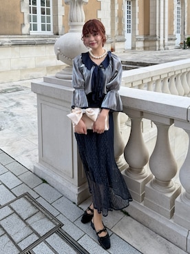 「BONLECILL noir（ボンルシールノワール）のアイテム」を使った、ゆうかさん（レディース・159cm）の春コーディネート