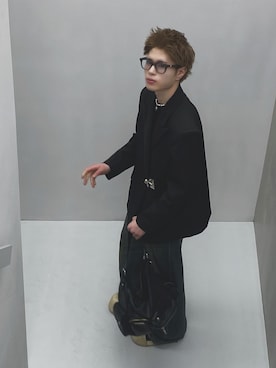 「いいね返し」｜「アイテム（アクセサリー）」を使った、晴樹さん（メンズ・168cm）の冬コーディネート