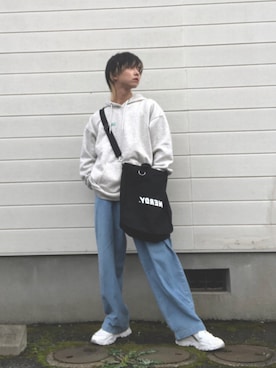 「NERDY（ノルディ）のアイテム」を使った、さらみさん（メンズ・168cm）の秋コーディネート