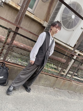 「STYLE NUMBER（スタイルナンバー）のアイテム」を使った、さらみさん（メンズ・168cm）の秋コーディネート