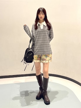 アベさん(レディース・164cm)の秋コーディネート
