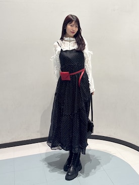 「w closet（ダブルクローゼット）のアイテム（ジャケット/アウター）」を使った、アベさん（レディース・164cm）の春コーディネート