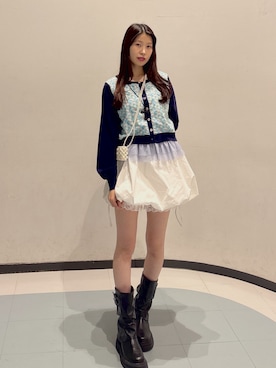 「w closet（ダブルクローゼット）のアイテム」を使った、アベさん（レディース・163cm）の秋コーディネート