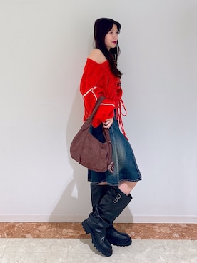 アベさん（レディース・163cm）の秋コーディネート