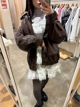 アベさん（レディース・164cm）の冬コーディネート