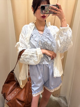 「w closet（ダブルクローゼット）のアイテム（ジャケット/アウター）」を使った、アベさん（レディース・164cm）の春コーディネート