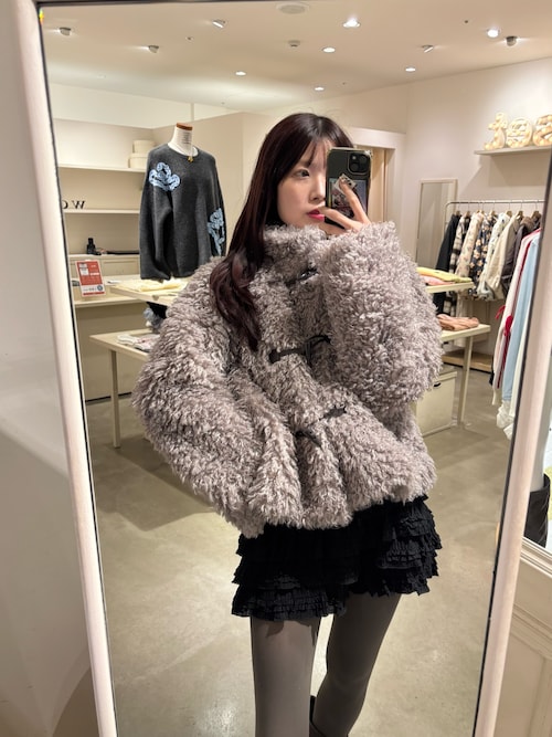 セール】モコモコプードルアウター（その他アウター）｜w closet