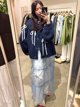 「w closet（ダブルクローゼット）のアイテム」を使った、アベさん（レディース・163cm）の秋コーディネート