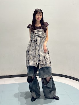 「w closet（ダブルクローゼット）のアイテム」を使った、アベさん（レディース・163cm）の夏コーディネート