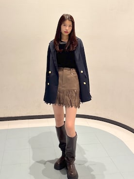 「w closet（ダブルクローゼット）のアイテム」を使った、アベさん（レディース・163cm）の夏コーディネート
