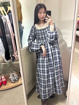 「w closet（ダブルクローゼット）のアイテム」を使った、アベさん（レディース・163cm）の秋コーディネート