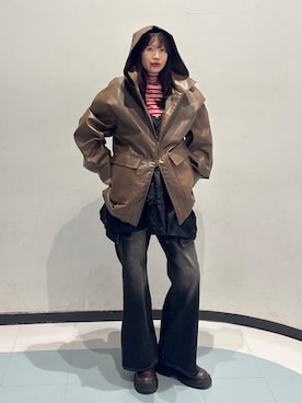 アベさん（レディース・164cm）の冬コーディネート