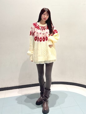 アベさん（レディース・163cm）の冬コーディネート