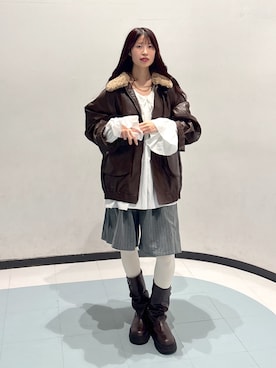 アベさん（レディース・163cm）の冬コーディネート