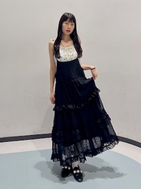 「w closet（ダブルクローゼット）のアイテム」を使った、アベさん（レディース・163cm）の夏コーディネート