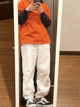 「CAMP7（キャンプセブン）のアイテム」を使った、Maikaさん（レディース・151cm）の春コーディネート
