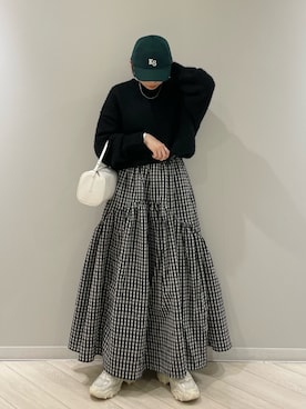 多田詩音さん（レディース・152cm）の冬コーディネート