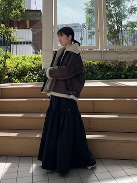 多田詩音さん（レディース・152cm）の秋コーディネート