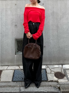 「インディゴデニム」｜多田詩音さん（レディース・152cm）の秋コーディネート