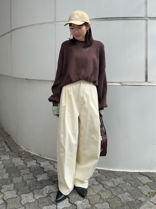 セール】起毛コクーンチノパンツ（チノパンツ）｜Ungrid（アングリッド