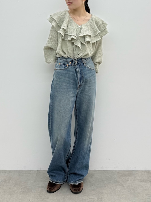 Levi's別注 RIBCAGE WIDE LEGデニム（デニムパンツ）｜Levi's