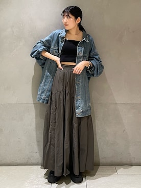 多田詩音さん（レディース・152cm）の秋コーディネート