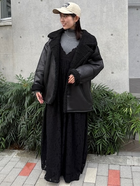 多田詩音さん(レディース・152cm)の冬コーディネート