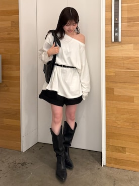 多田詩音さん(レディース・152cm)の春コーディネート