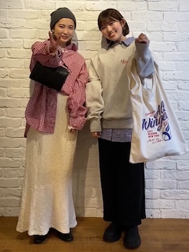 多田詩音さん（レディース・152cm）の冬コーディネート